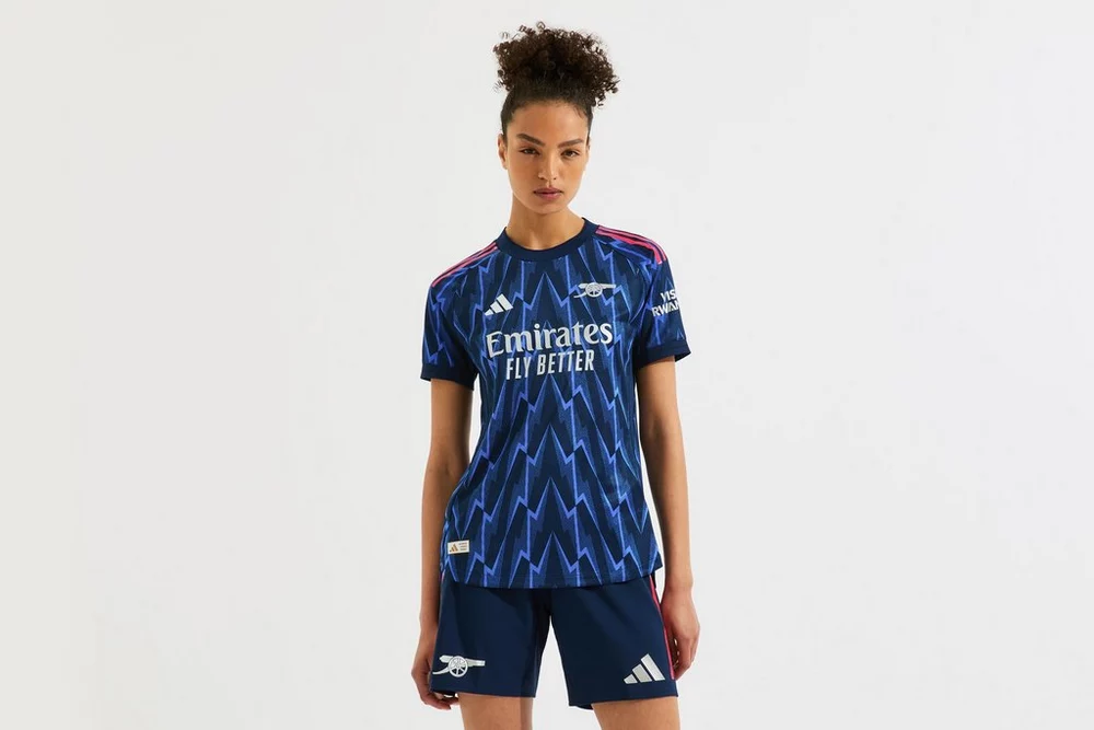 Arsenal Fanshop Store - Arsenal adidas Damen 25/26 Authentic Auswärtstrikot Offizielle Arsenal FC Fußballbekleidung