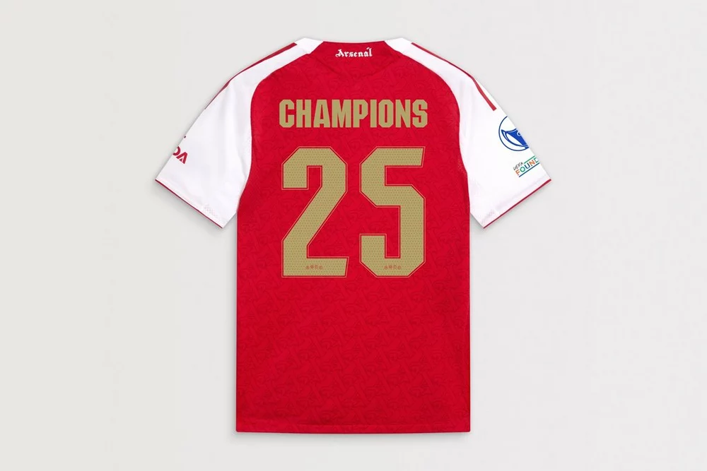 Arsenal Fanshop Store - Arsenal adidas Herren UWCL Champions Authentic Heimtrikot Offizielle Arsenal FC Fußballbekleidung