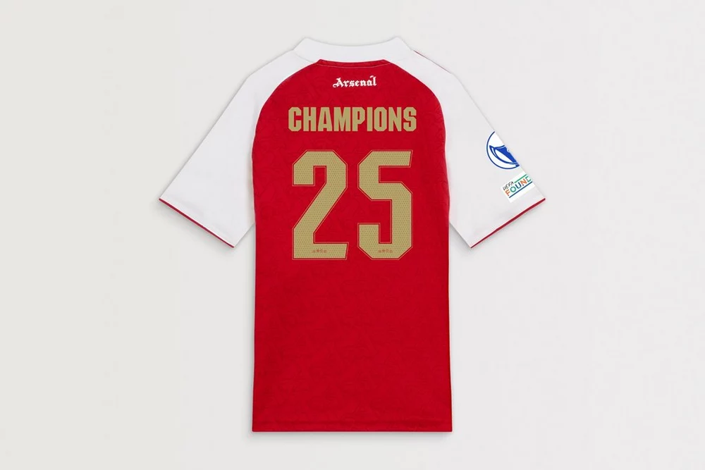 Arsenal Fanshop Store - Arsenal adidas Kinder UWCL Champions Heimtrikot Offizielle Arsenal FC Fußballbekleidung
