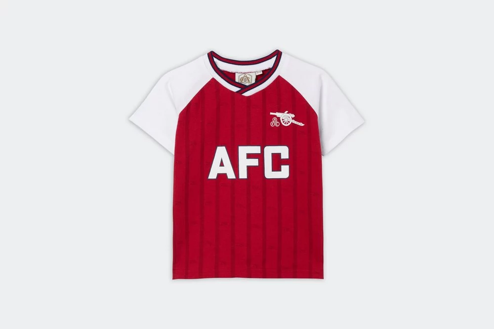 Arsenal Fanshop Store - Arsenal Baby Retro 88-89 Heimtrikot Offizielle Arsenal FC Fußballbekleidung