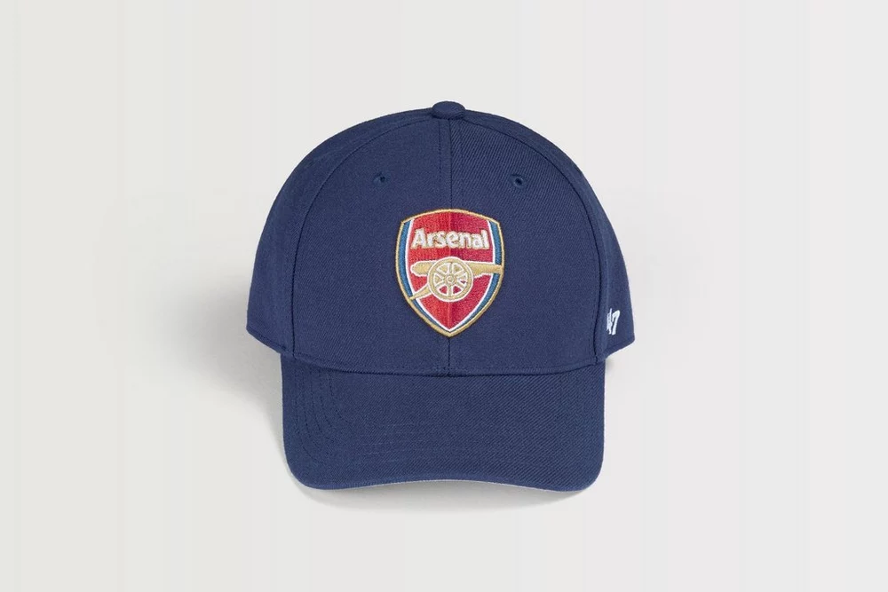 Arsenal Fanshop Store - Arsenal Kids 47 Navy Crest Cap Offizielle Arsenal FC Fußballbekleidung