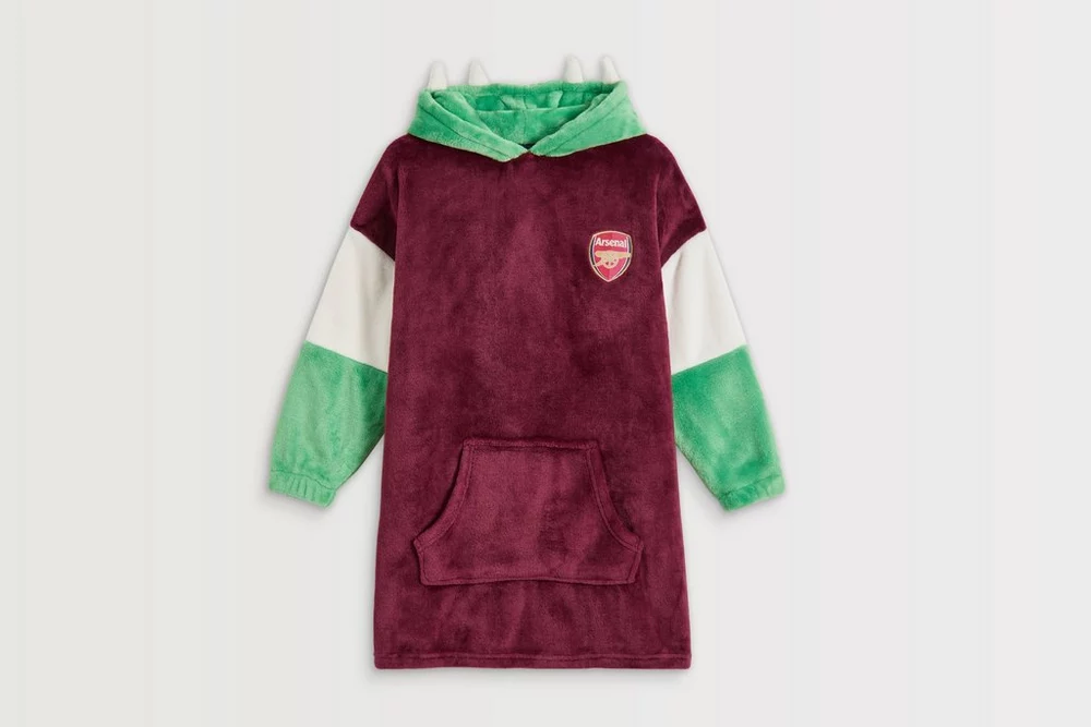 Arsenal Fanshop Store - Arsenal Kids Gunnersaurus Snoodie Fleece Offizielle Arsenal FC Fußballbekleidung