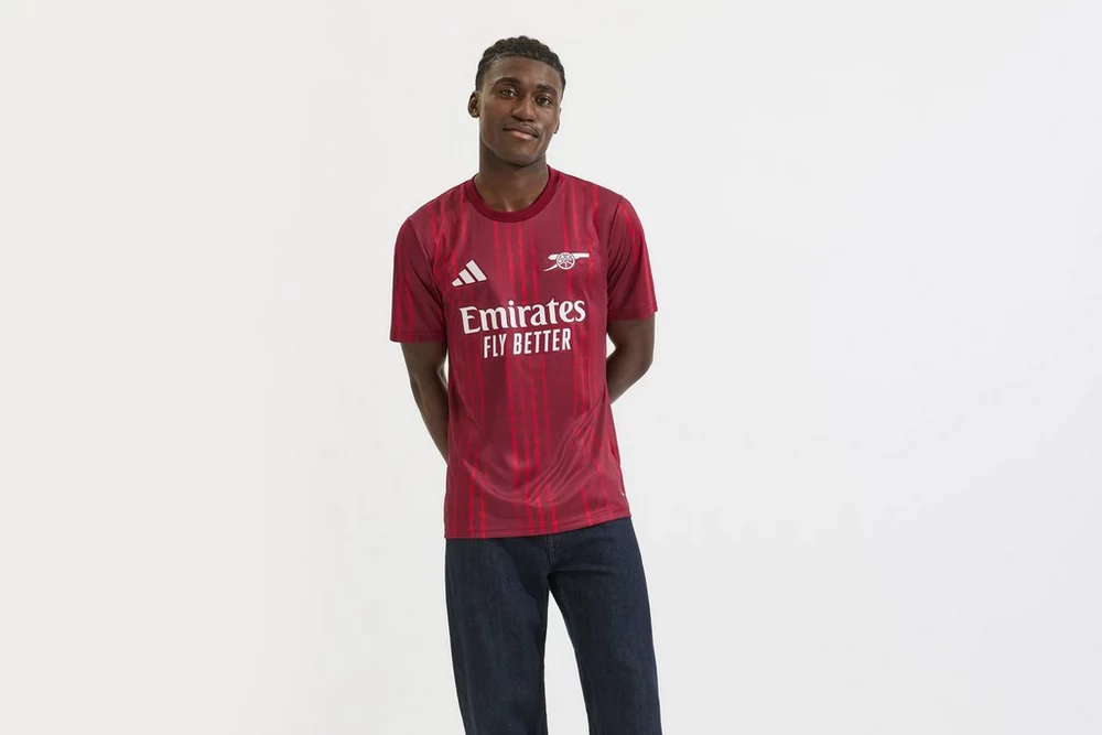 Arsenal Fanshop Store - Arsenal adidas 25/26 Aufwärmtrikot Offizielle Arsenal FC Fußballbekleidung