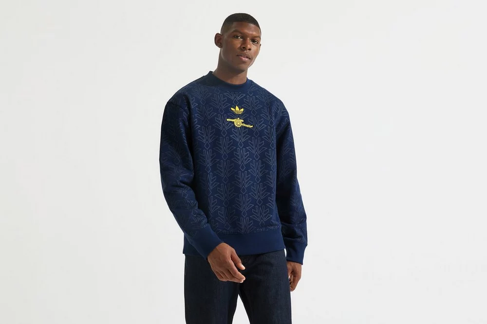 Arsenal Fanshop Store - Arsenal adidas 25/26 Lifestyler Sweatshirt Offizielle Arsenal FC Fußballbekleidung