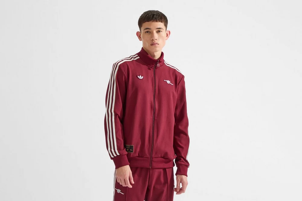 Arsenal Fanshop Store - Arsenal adidas 25/26 Terrace Icons Trainingsjacke Offizielle Arsenal FC Fußballbekleidung