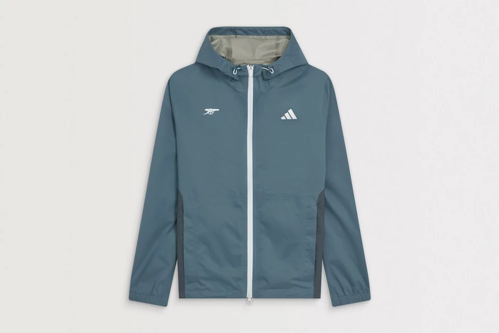 Arsenal Fanshop Store - Arsenal adidas Golf Blue Jacket Offizielle Arsenal FC Fußballbekleidung