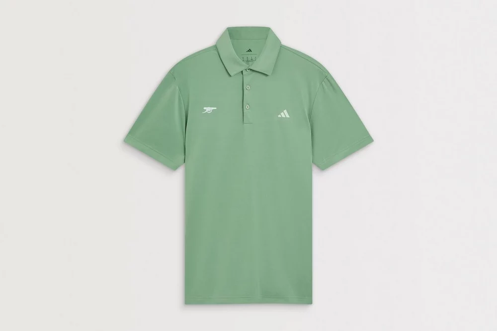 Arsenal Fanshop Store - Arsenal adidas Golf Green Poloshirt Offizielle Arsenal FC Fußballbekleidung