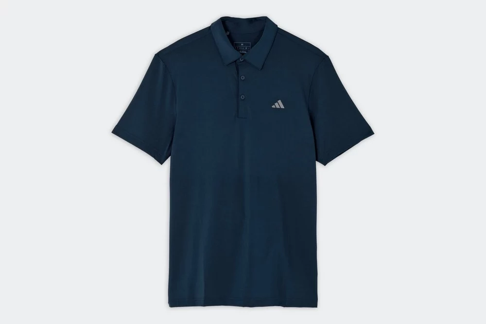 Arsenal Fanshop Store - Arsenal adidas Golf Navy Solid Poloshirt Offizielle Arsenal FC Fußballbekleidung