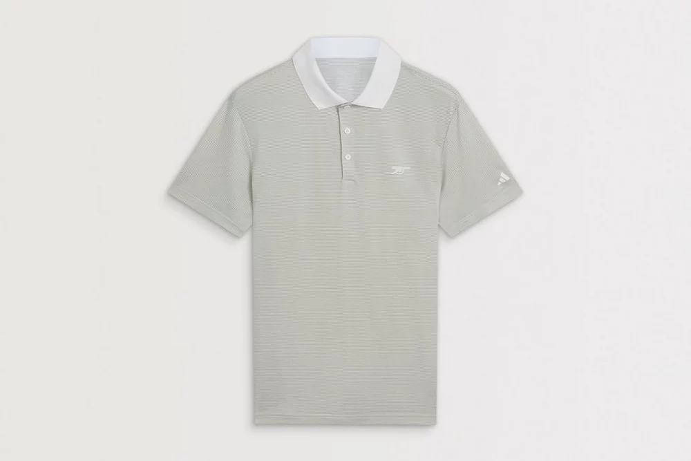 Arsenal Fanshop Store - Arsenal adidas Golf Weißes Poloshirt Offizielle Arsenal FC Fußballbekleidung