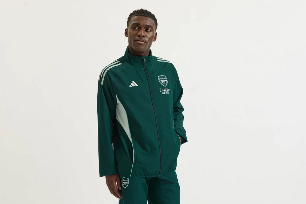 Arsenal Fanshop Store - Arsenal adidas Präsentationsjacke 25/26 Offizielle Arsenal FC Fußballbekleidung