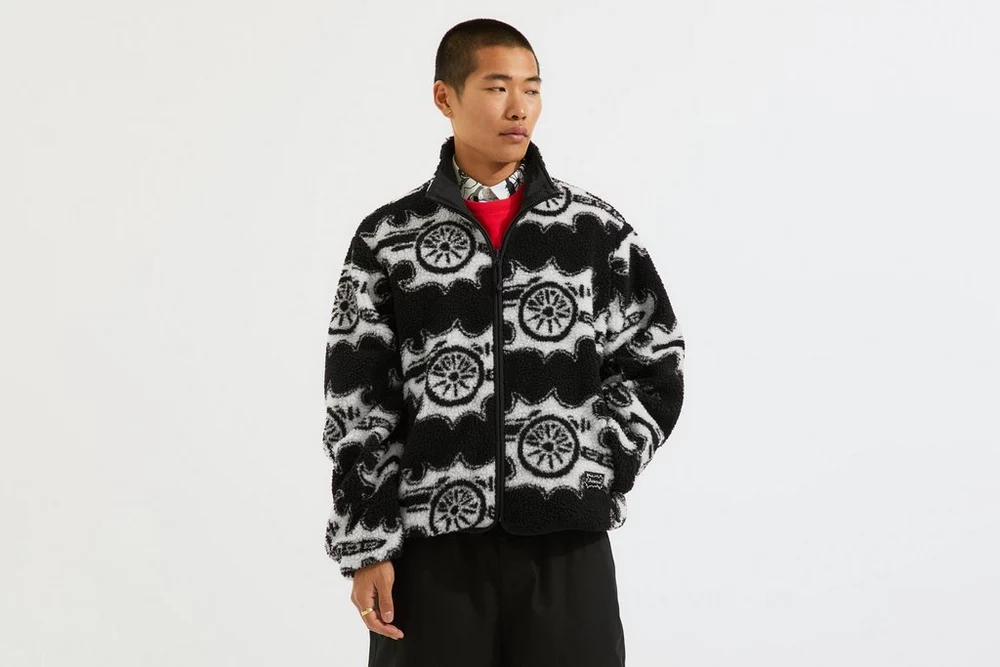 Arsenal Fanshop Store - Arsenal N7 Force Wendefleecejacke Offizielle Arsenal FC Fußballbekleidung