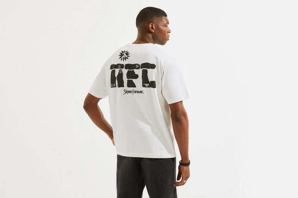 Arsenal Fanshop Store - Arsenal N7 Since Forever Weißes T-Shirt Offizielle Arsenal FC Fußballbekleidung