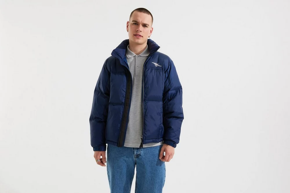 Arsenal Fanshop Store - Arsenal Navy Cannon Pufferjacke Offizielle Arsenal FC Fußballbekleidung