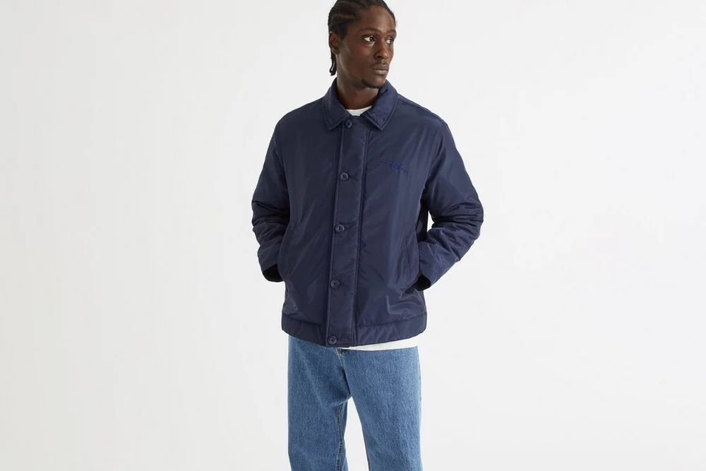 Arsenal Fanshop Store - Arsenal Navy Chapman Steppjacke Offizielle Arsenal FC Fußballbekleidung