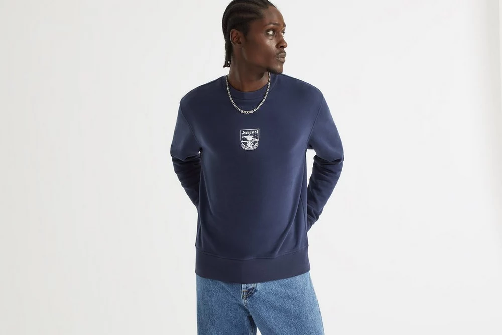 Arsenal Fanshop Store - Arsenal Navy Concordia Sweatshirt Offizielle Arsenal FC Fußballbekleidung