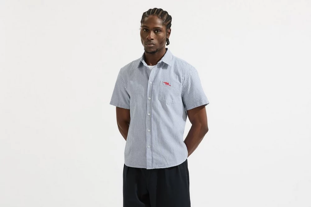 Arsenal Fanshop Store - Arsenal Relaxed Cannon Shirt in Blau Offizielle Arsenal FC Fußballbekleidung