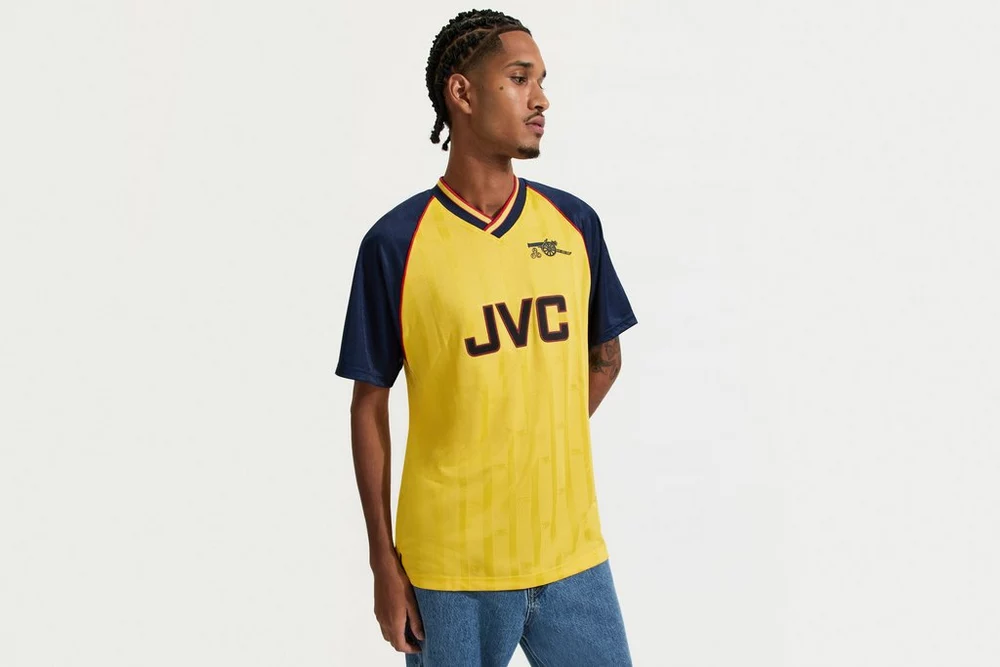 Arsenal Fanshop Store - Arsenal Retro 88-89 Auswärtstrikot Offizielle Arsenal FC Fußballbekleidung