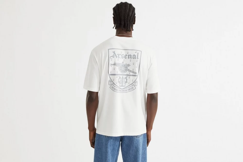 Arsenal Fanshop Store - Arsenal weißes Concordia T-Shirt Offizielle Arsenal FC Fußballbekleidung