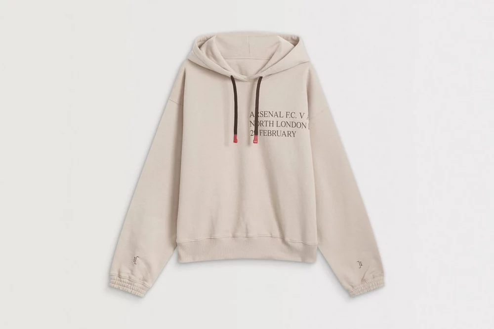 Arsenal Fanshop Store - Arsenal x A-COLD-WALL* Derby Hoodie Offizielle Arsenal FC Fußballbekleidung