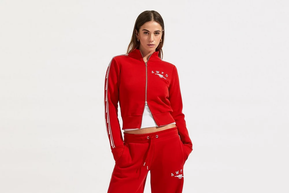 Arsenal Fanshop Store - Arsenal AWFC Damen-Trainingsjacke Offizielle Arsenal FC Fußballbekleidung