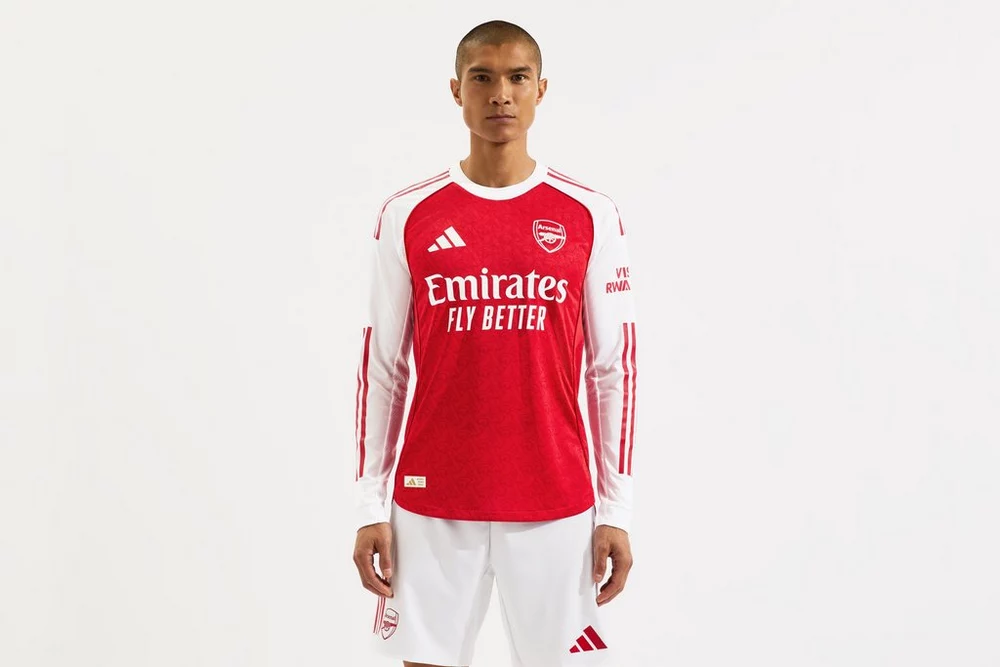 Arsenal Fanshop Store - Arsenal adidas 25/26 Authentic Langarm-Heimtrikot Offizielle Arsenal FC Fußballbekleidung