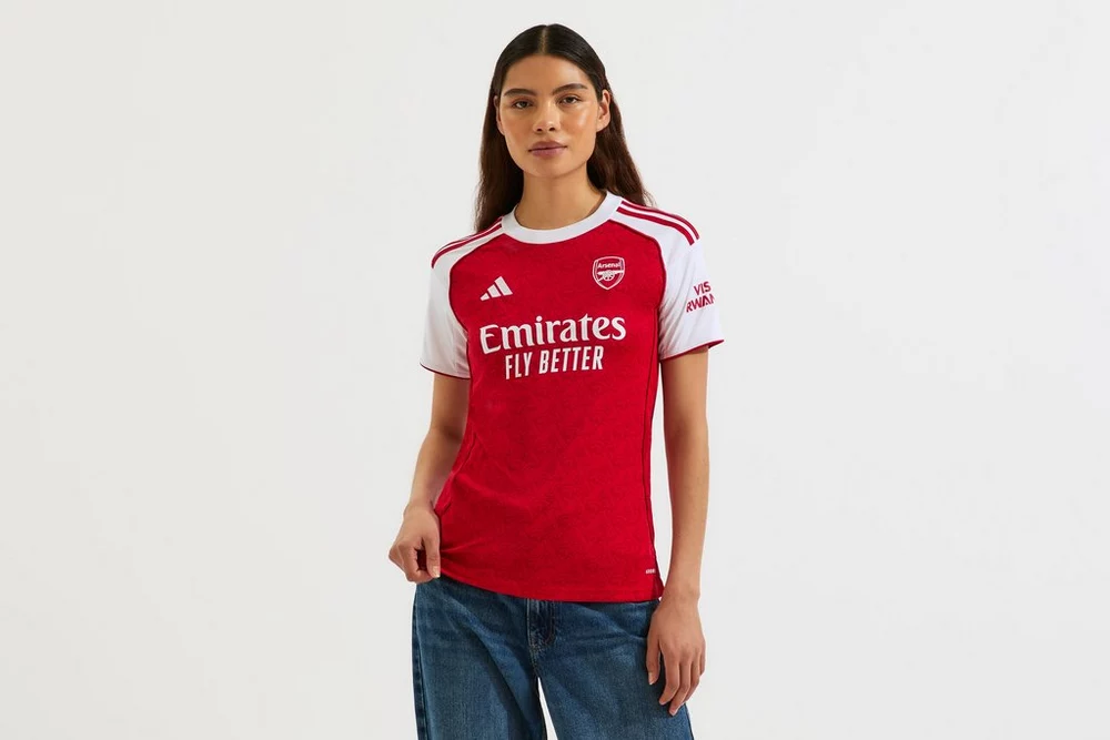 Arsenal Fanshop Store - Arsenal adidas Damen-Heimtrikot 25/26 Offizielle Arsenal FC Fußballbekleidung