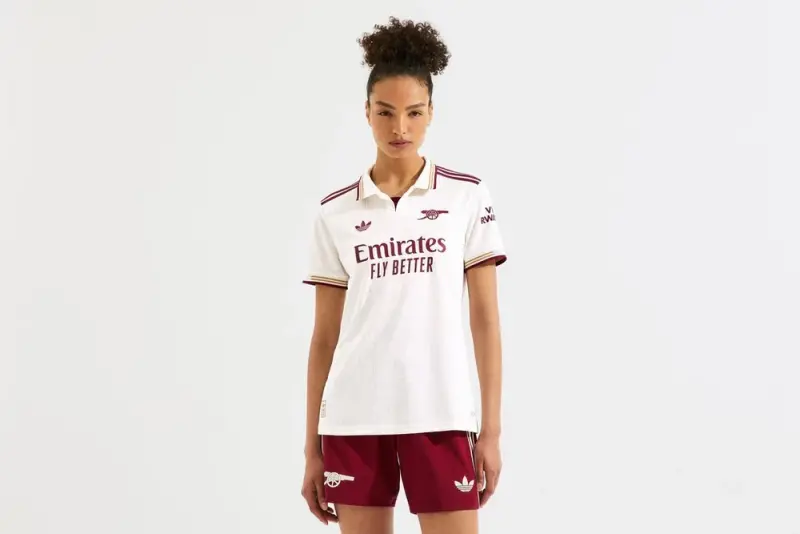 Arsenal Fanshop Store - Arsenal adidas Damen 25/26 Authentic Auswärtstrikot mit individuellem Aufdruck Offizielle Arsenal FC Fußballbekleidung