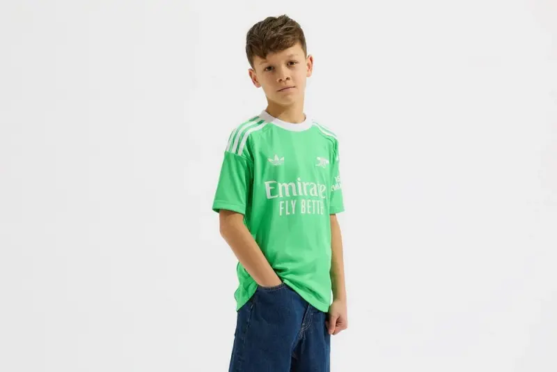 Arsenal Fanshop Store - Arsenal adidas Kinder 25/26 Ausweich-Torwarttrikot mit individuellem Aufdruck Offizielle Arsenal FC Fußballbekleidung