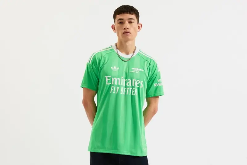 Arsenal Fanshop Store - Arsenal Herren 25/26 Ausweich-Torwarttrikot mit individuellem Aufdruck Offizielle Arsenal FC Fußballbekleidung