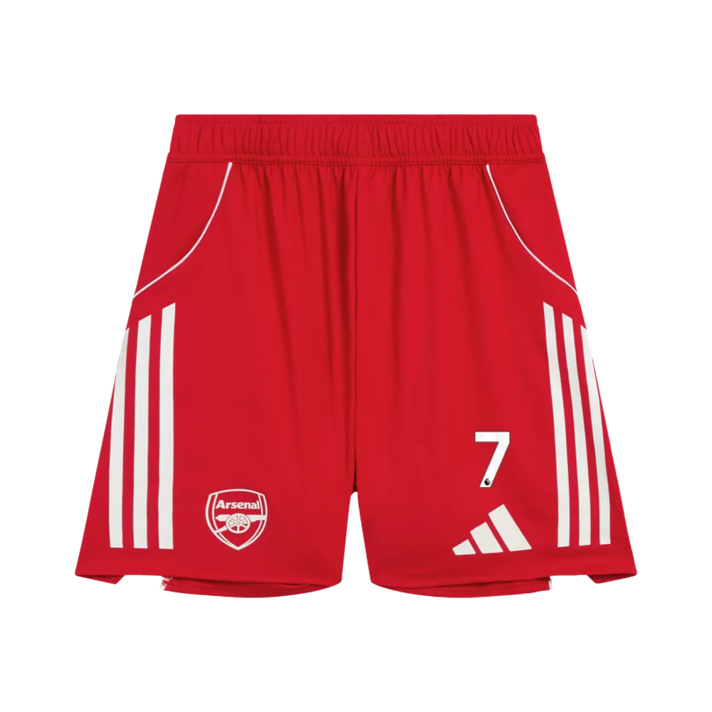 Arsenal Fanshop Store - Arsenal Herren adidas 25/26 Authentic Alternate Heimshorts – Bukayo Saka Offizielle Arsenal FC Fußballbekleidung