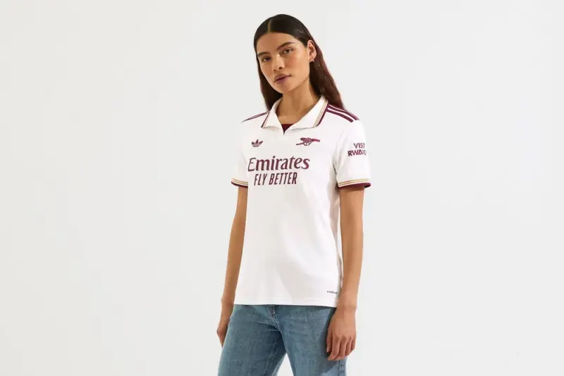 Arsenal Fanshop Store - Arsenal adidas Damen 25/26 Auswärtstrikot Offizielle Arsenal FC Fußballbekleidung