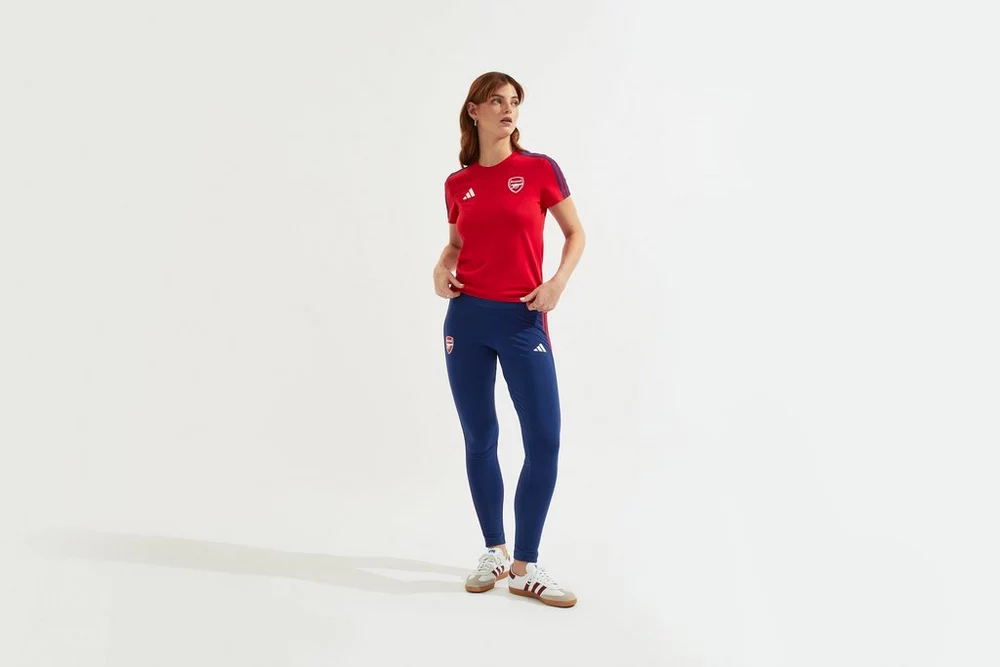 Arsenal Fanshop Store - Arsenal adidas Damen DNA Leggings Offizielle Arsenal FC Fußballbekleidung