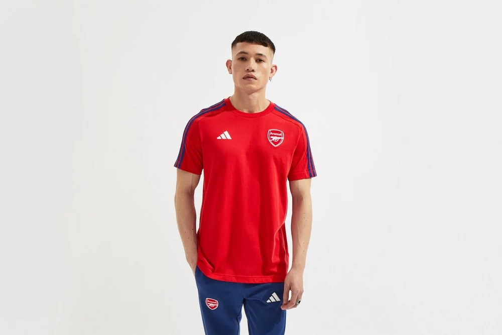 Arsenal Fanshop Store - Arsenal adidas Rotes DNA T-Shirt Offizielle Arsenal FC Fußballbekleidung