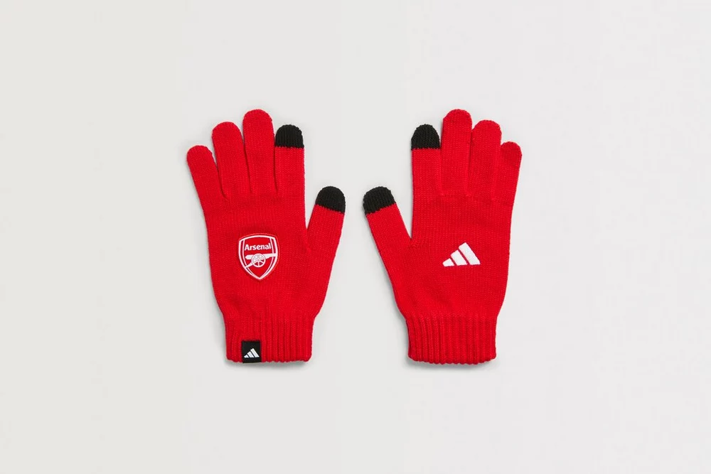 Arsenal Fanshop Store - Arsenal adidas 25/26 Heim-Strickhandschuhe Offizielle Arsenal FC Fußballbekleidung
