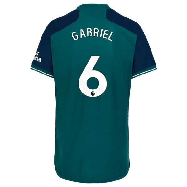 Arsenal Fanshop Store - arsenal herren 2324 authentisches drittes trikot – gabriel magalhaes Kategorien für Arsenal-Unterstützer Offizielle Arsenal FC Fußballbekleidung