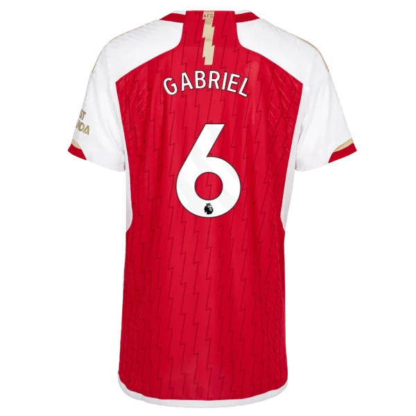 Arsenal Fanshop Store - arsenal herren 2324 authentisches heimtrikot – gabriel magalhaes Kategorien für Arsenal-Unterstützer Offizielle Arsenal FC Fußballbekleidung