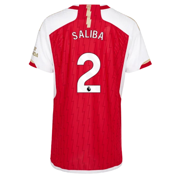 Arsenal Fanshop Store - arsenal herren 2324 authentisches heimtrikot – william saliba Kategorien für Arsenal-Unterstützer Offizielle Arsenal FC Fußballbekleidung