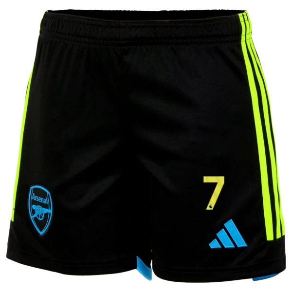 Arsenal Fanshop Store - arsenal junior 2324 auswärtsshorts – bukayo saka Kategorien für Arsenal-Unterstützer Offizielle Arsenal FC Fußballbekleidung