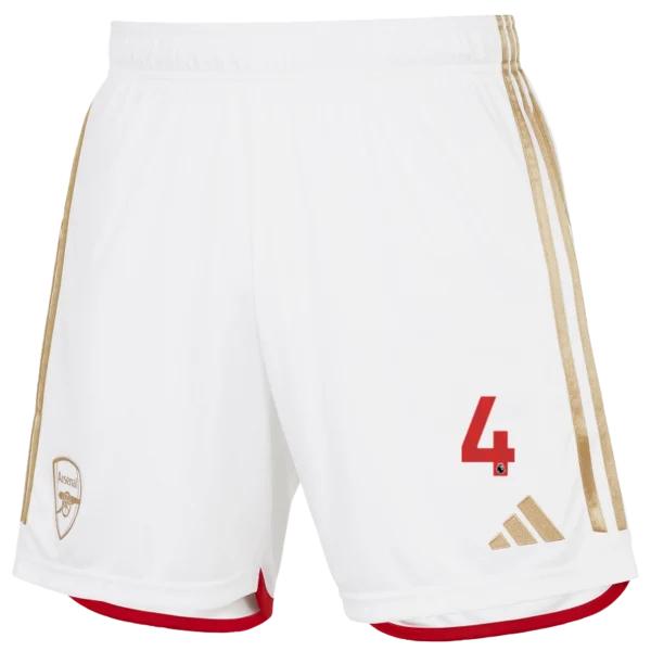 Arsenal Fanshop Store - arsenal junior 2324 heimshorts – ben white Kategorien für Arsenal-Unterstützer Offizielle Arsenal FC Fußballbekleidung
