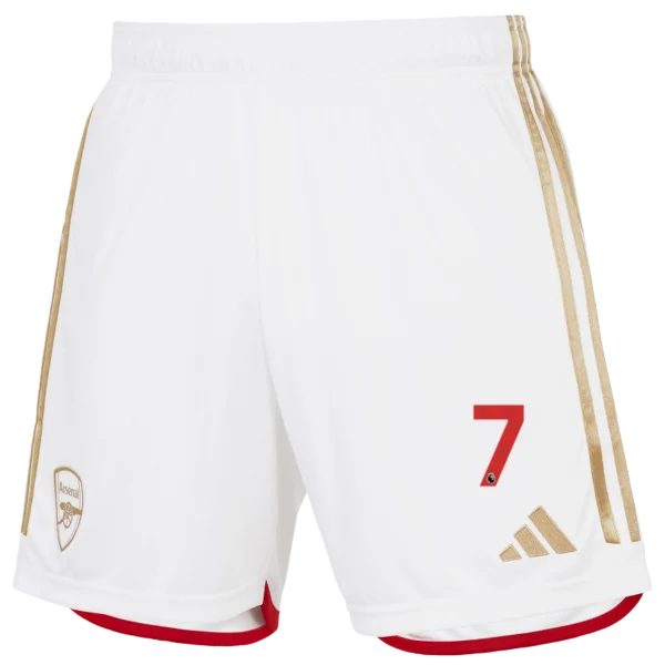 Arsenal Fanshop Store - arsenal junior 2324 heimshorts – bukayo saka Kategorien für Arsenal-Unterstützer Offizielle Arsenal FC Fußballbekleidung