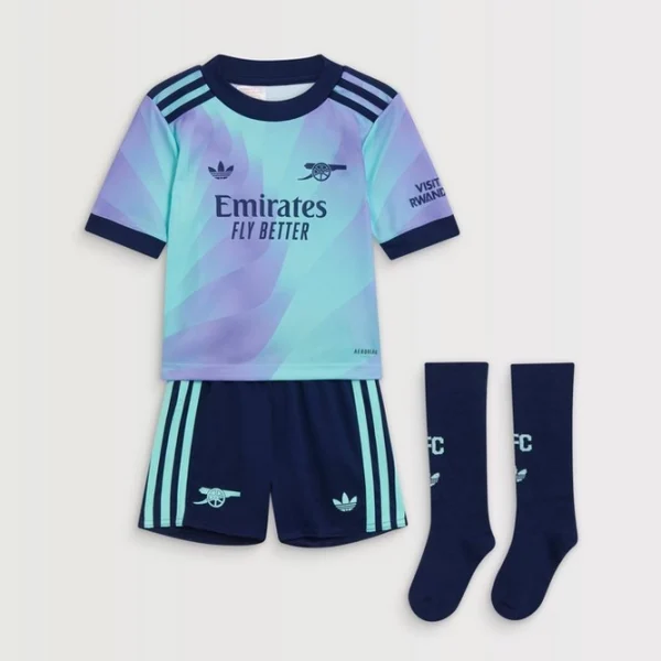 arsenal adidas 2425 drittes mini-kit Kategorien für Arsenal-Unterstützer